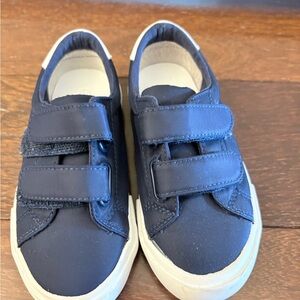 Jacadi Kids Navy Blue Velcro Sneakers Size Euro 25 / 8.5